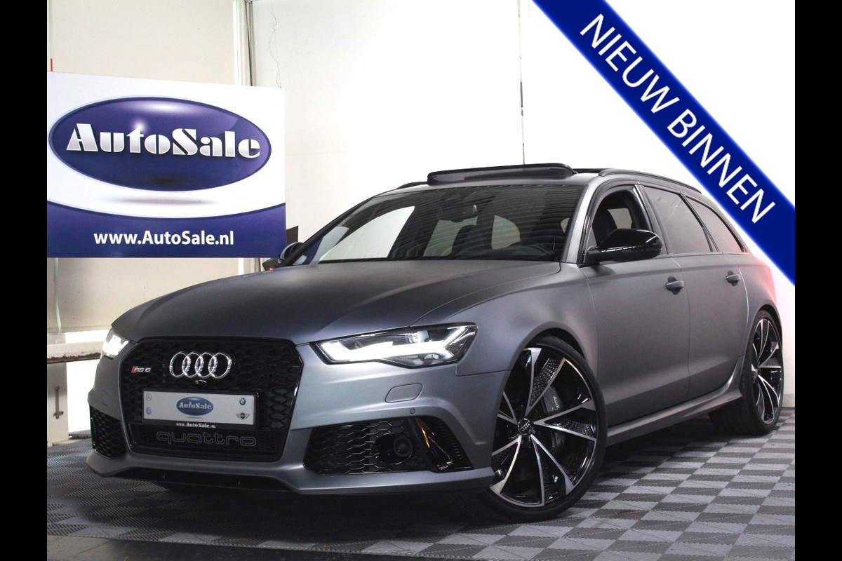 Audi RS6 Avant 4.0 TFSI Quattro Performance EXPORT! PANO KERAMIC MATRIX HUD CARPLAY '18