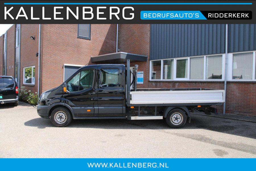 Ford Transit 350 2.0 TDCI L4H1 DC / Laadkraan / Pick up / 7 persoons / dubbel cabine