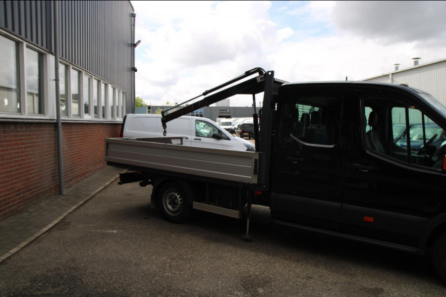 Ford Transit 350 2.0 TDCI L4H1 DC / Laadkraan / Pick up / 7 persoons / dubbel cabine