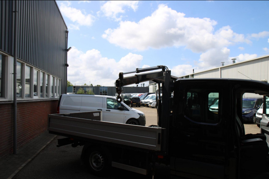 Ford Transit 350 2.0 TDCI L4H1 DC / Laadkraan / Pick up / 7 persoons / dubbel cabine