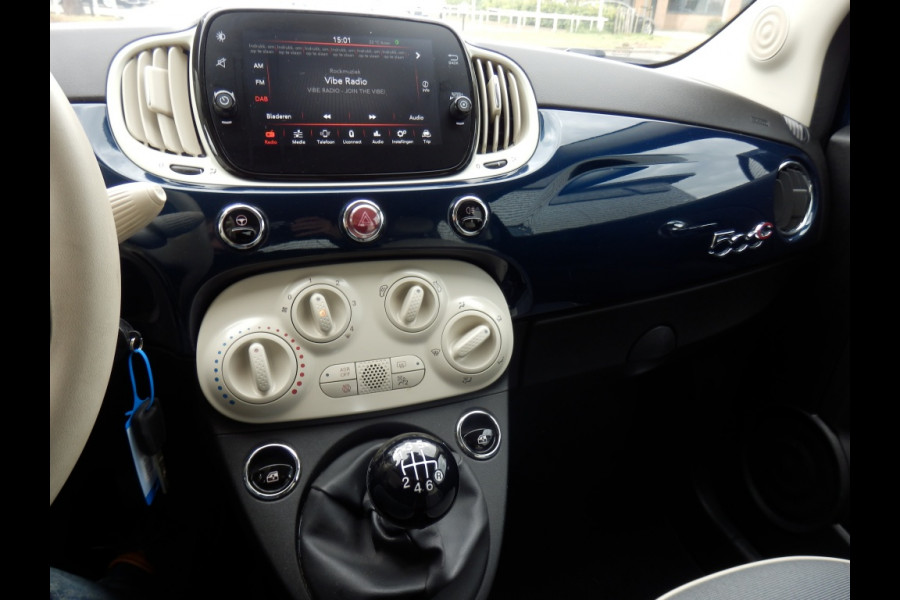 Fiat 500C 70pk | Lounge | Apple Carpl. / Andr. Auto | Cruise ctrl |