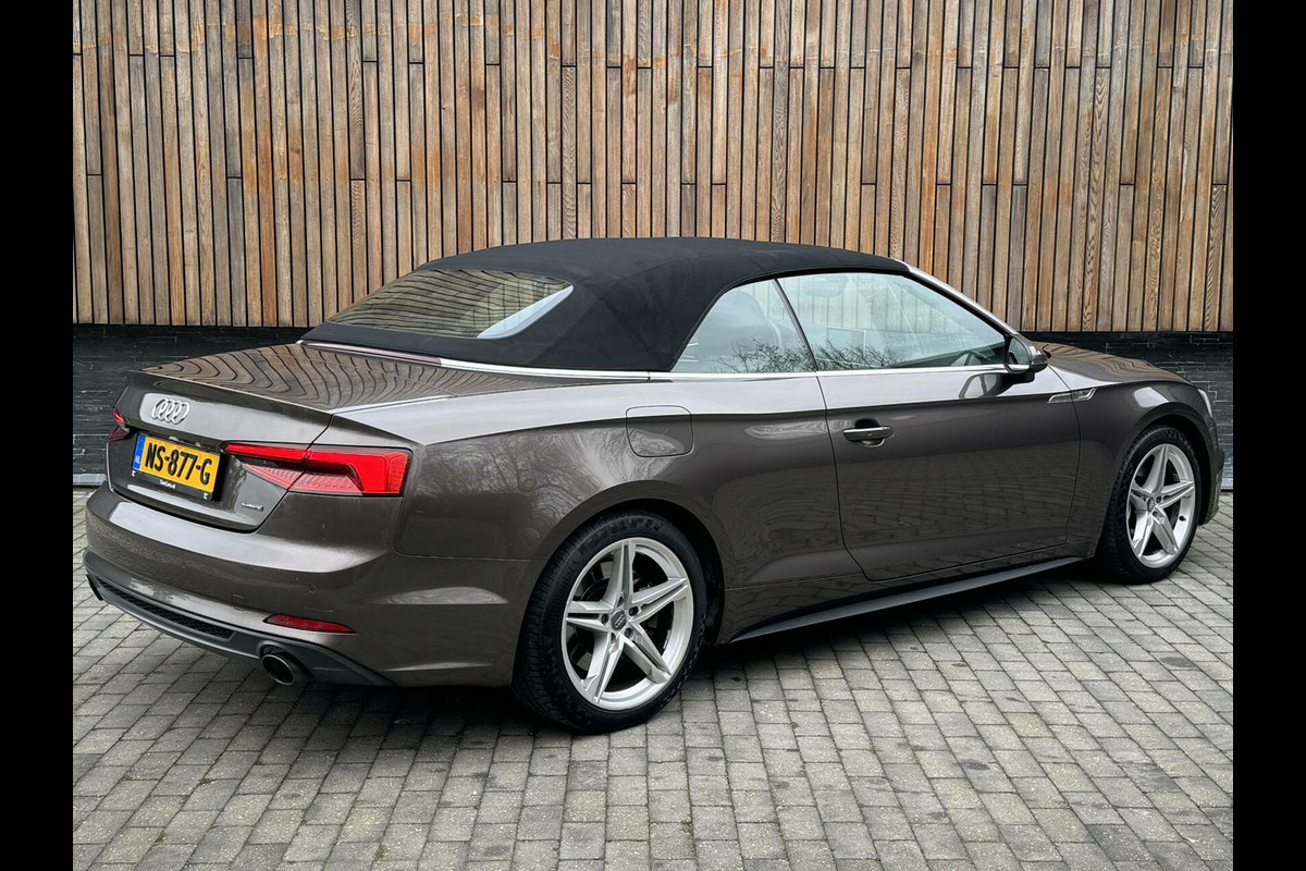 Audi A5 Cabriolet 2.0 TFSI quattro Pro Line S 252pk | Leer | LED verlichting | Stoelverwarming | Climate control | Cruise control | DAB Audi A5 Cabriolet 2.0 TFSI quattro Pro Line S 252pk | Leer | LED verlichting | Stoelverwarming | Climate control | Cruise control | DAB