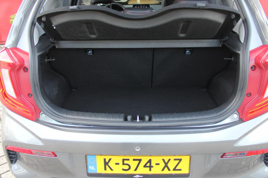 Kia Picanto 1.0 T-GDi 100PK GT-LINE | PANORAMISCH SCHUIF/KANTEL DAK | STOEL/STUUR VERWARMING | CLIMATE CONTROL | ADAPTIVE CRUISE CONTROL | ACHTERUITRIJ CAMERA | LICHTMETALEN VELGEN 16" | LANE ASSIST | APPLE CARPLAY/ANDROID AUTO | NAVIGATIE | DRAADLOZE TELEFOONLADER | DAB+ RADIO | KEYLESS ENTRY |