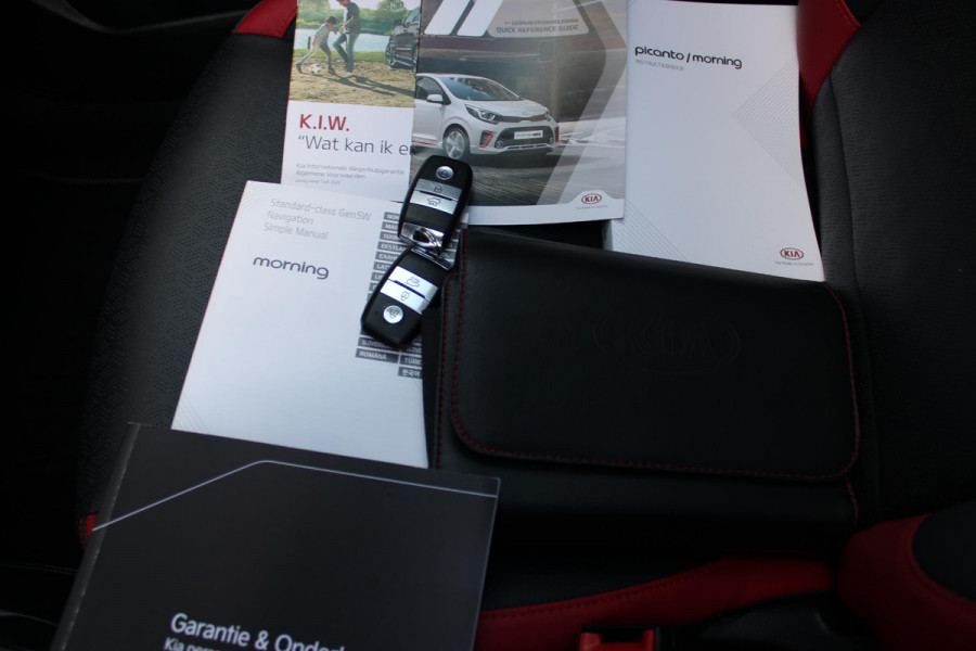 Kia Picanto 1.0 T-GDi 100PK GT-LINE | PANORAMISCH SCHUIF/KANTEL DAK | STOEL/STUUR VERWARMING | CLIMATE CONTROL | ADAPTIVE CRUISE CONTROL | ACHTERUITRIJ CAMERA | LICHTMETALEN VELGEN 16" | LANE ASSIST | APPLE CARPLAY/ANDROID AUTO | NAVIGATIE | DRAADLOZE TELEFOONLADER | DAB+ RADIO | KEYLESS ENTRY |