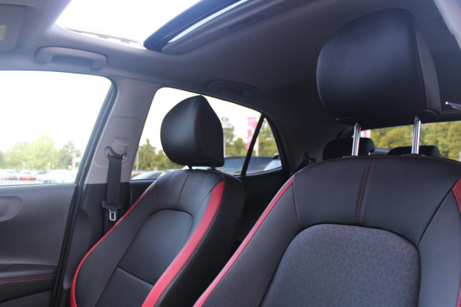 Kia Picanto 1.0 T-GDi 100PK GT-LINE | PANORAMISCH SCHUIF/KANTEL DAK | STOEL/STUUR VERWARMING | CLIMATE CONTROL | ADAPTIVE CRUISE CONTROL | ACHTERUITRIJ CAMERA | LICHTMETALEN VELGEN 16" | LANE ASSIST | APPLE CARPLAY/ANDROID AUTO | NAVIGATIE | DRAADLOZE TELEFOONLADER | DAB+ RADIO | KEYLESS ENTRY |