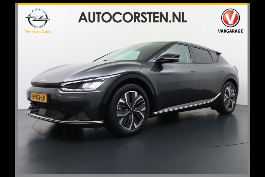 Kia Ev6 Plus 77.4kWh Leer Long Range 19" Apple Carplay Trekhaak Android Meridian-HiFi Adap. Cruise Camera Navi Ecc Elek.Verst.Stoelen+Ve Elek.Achterklep Led Regen-Lichtsensor Verkeersbord detectie Connected Services Bluetooth Uitparkeer waarschuwing Rijstrooksensor met correctie 1e Eigenaar Origineel Nederlandse Auto Dealer Onderhouden tot 233kw DC en 11kw AC laden Garantie Accu 7jaar/160.000km