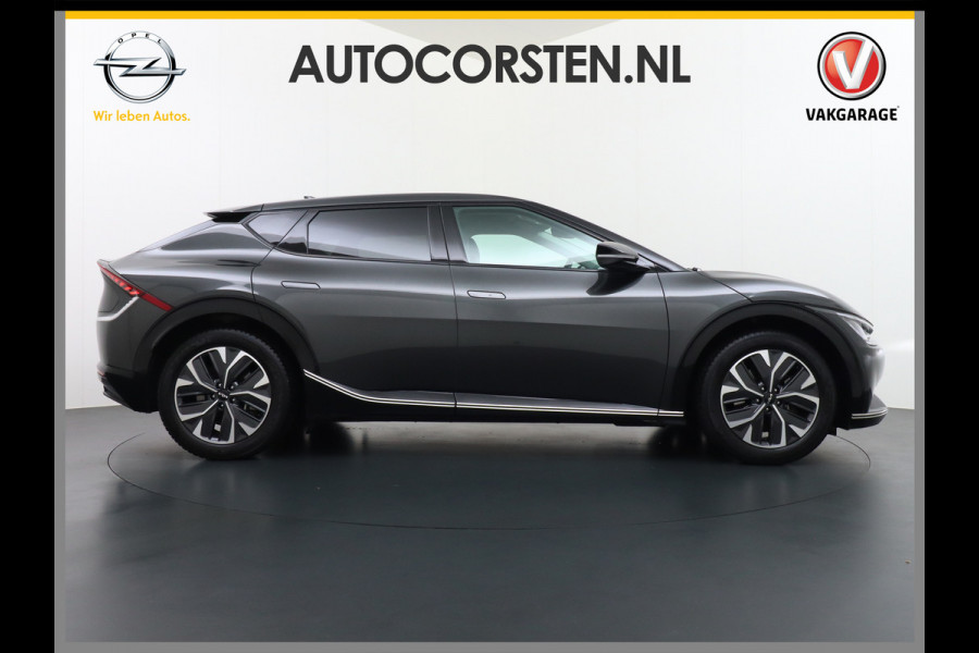 Kia Ev6 Plus 77.4kWh Leer Long Range 19" Apple Carplay Trekhaak Android Meridian-HiFi Adap. Cruise Camera Navi Ecc Elek.Verst.Stoelen+Ve Elek.Achterklep Led Regen-Lichtsensor Verkeersbord detectie Connected Services Bluetooth Uitparkeer waarschuwing Rijstrooksensor met correctie 1e Eigenaar Origineel Nederlandse Auto Dealer Onderhouden tot 233kw DC en 11kw AC laden Garantie Accu 7jaar/160.000km