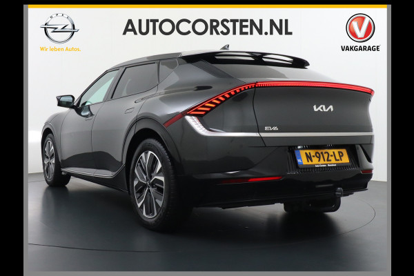 Kia Ev6 Plus 77.4kWh Leer Long Range 19" Apple Carplay Trekhaak Android Meridian-HiFi Adap. Cruise Camera Navi Ecc Elek.Verst.Stoelen+Ve Elek.Achterklep Led Regen-Lichtsensor Verkeersbord detectie Connected Services Bluetooth Uitparkeer waarschuwing Rijstrooksensor met correctie 1e Eigenaar Origineel Nederlandse Auto Dealer Onderhouden tot 233kw DC en 11kw AC laden Garantie Accu 7jaar/160.000km
