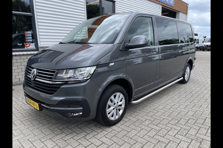 Volkswagen Transporter 2.0 TDI L2H1 30 DC 5 persoons / vaste prijs rijklaar € 27.950 ex btw / lease vanaf € 456 / grijs metallic / airco / cruise / Apple Carplay / lichtmetalen velgen / euro 6 / bpm vrij !