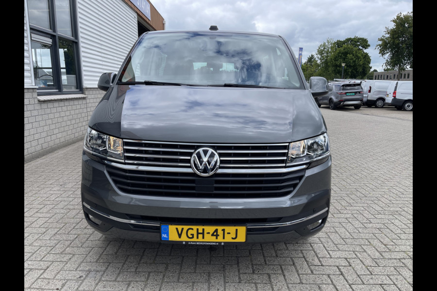 Volkswagen Transporter 2.0 TDI L2H1 30 DC 5 persoons / vaste prijs rijklaar € 27.950 ex btw / lease vanaf € 456 / grijs metallic / airco / cruise / Apple Carplay / lichtmetalen velgen / euro 6 / bpm vrij !