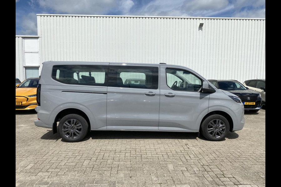 Ford Transit Custom 340 2.5 PHEV L2H1 Limited 233pk Zuid |  Kombi | Incl. BTW/BPM | Dubbele zijschuifdeur | Privacy Glass | Inklapbare trekhaak | 17 inch lichtmetalen velgen | Driver Assistance Pack Premium | Verwarmbaar stuurwiel