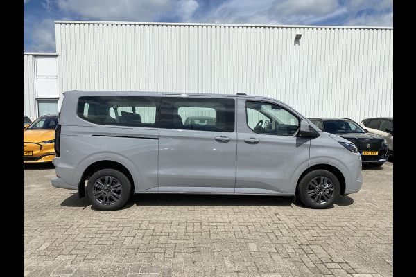 Ford Transit Custom 340 2.5 PHEV L2H1 Limited 233pk Zuid |  Kombi | Incl. BTW/BPM | Dubbele zijschuifdeur | Privacy Glass | Inklapbare trekhaak | 17 inch lichtmetalen velgen | Driver Assistance Pack Premium | Verwarmbaar stuurwiel