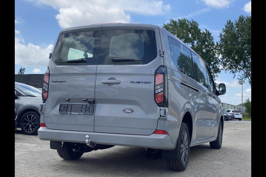 Ford Transit Custom 340 2.5 PHEV L2H1 Limited 233pk Zuid |  Kombi | Incl. BTW/BPM | Dubbele zijschuifdeur | Privacy Glass | Inklapbare trekhaak | 17 inch lichtmetalen velgen | Driver Assistance Pack Premium | Verwarmbaar stuurwiel