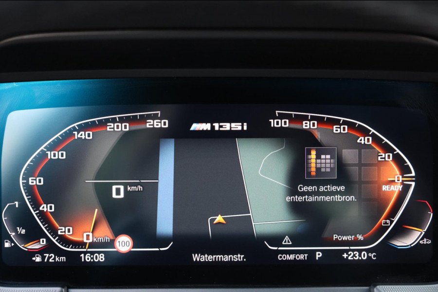 BMW 1-serie M135i xDrive M-PERFORMANCE/LED/VIRTUAL/SFEER/PANO/LEER+S.VERWARMING/LMV/CAM/CRUISE/ECC/12 MND GARANTIE!