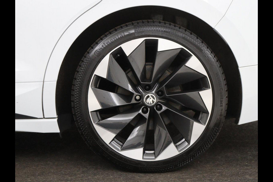 Škoda ENYAQ iV 80 Sportline | Stoelverwarming | Adaptive cruise | Trekhaak | Camera | Matrix LED | Carplay | Leder/Alcantara | Keyless | Stuurverwarming