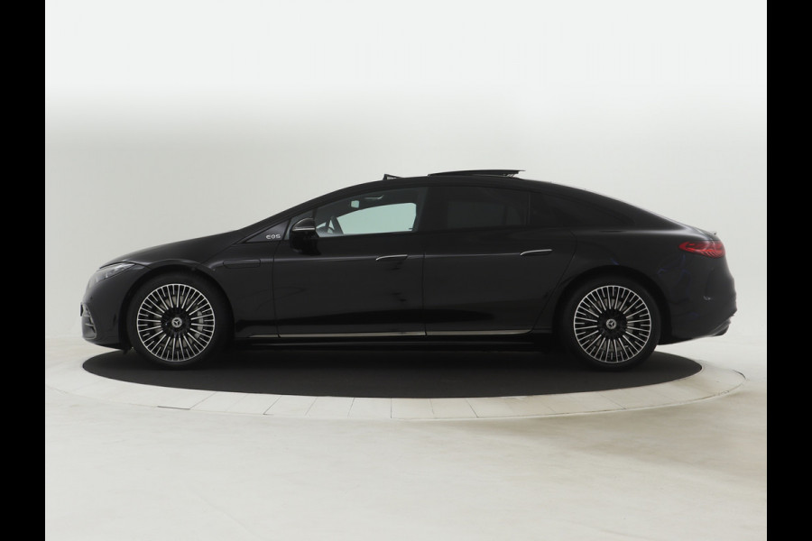 Mercedes-Benz EQS 580 4MATIC Exclusive Line 118 kWh | Achterasbesturing tot 10° | Garagedeuropener | Premium Plus pakket | Akoestiekcomfortpakket | MBUX augmented reality voor navigatie | Nightpakket | Rijassistentiepakket plus |