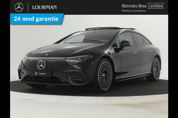 Mercedes-Benz EQS 580 4MATIC Exclusive Line 118 kWh | Achterasbesturing tot 10° | Garagedeuropener | Premium Plus pakket | Akoestiekcomfortpakket | MBUX augmented reality voor navigatie | Nightpakket | Rijassistentiepakket plus |