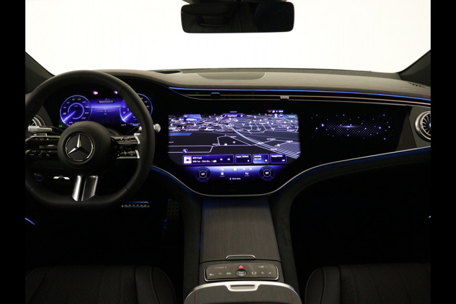 Mercedes-Benz EQS 580 4MATIC Exclusive Line 118 kWh | Achterasbesturing tot 10° | Garagedeuropener | Premium Plus pakket | Akoestiekcomfortpakket | MBUX augmented reality voor navigatie | Nightpakket | Rijassistentiepakket plus |