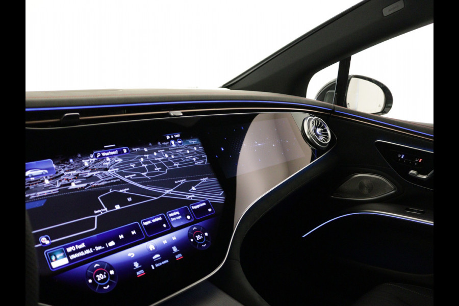Mercedes-Benz EQS 580 4MATIC Exclusive Line 118 kWh | Achterasbesturing tot 10° | Garagedeuropener | Premium Plus pakket | Akoestiekcomfortpakket | MBUX augmented reality voor navigatie | Nightpakket | Rijassistentiepakket plus |