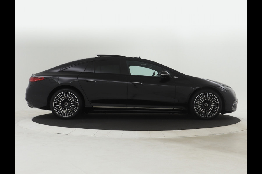 Mercedes-Benz EQS 580 4MATIC Exclusive Line 118 kWh | Achterasbesturing tot 10° | Garagedeuropener | Premium Plus pakket | Akoestiekcomfortpakket | MBUX augmented reality voor navigatie | Nightpakket | Rijassistentiepakket plus |