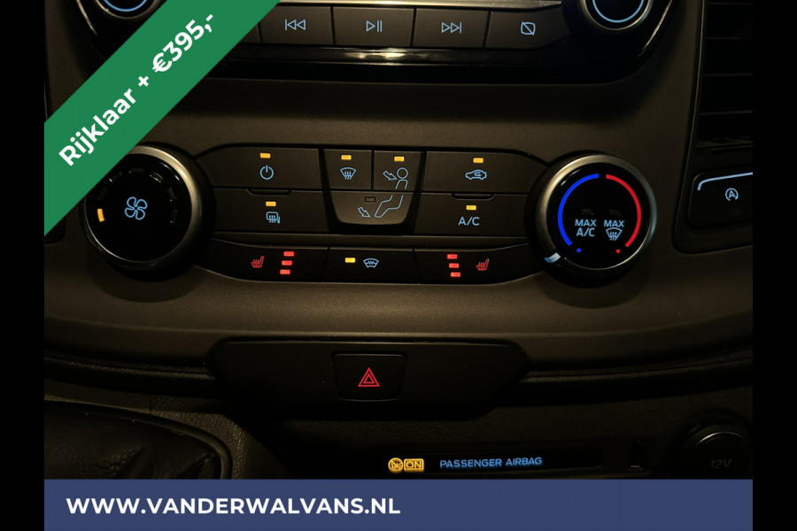 Ford Transit Custom 2.0 TDCI L2H1 Euro6 *Rijklaar Direct Rijden* Airco | Navigatie | Apple Carplay | Cruisecontrol | Stoelverwarming LED, parkeersensoren, android auto, verwarmde voorruit, bijrijdersbank