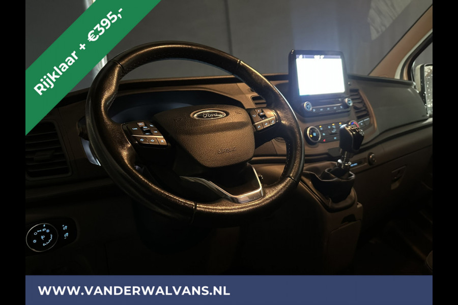 Ford Transit Custom 2.0 TDCI L2H1 Euro6 *Rijklaar Direct Rijden* Airco | Navigatie | Apple Carplay | Cruisecontrol | Stoelverwarming LED, parkeersensoren, android auto, verwarmde voorruit, bijrijdersbank