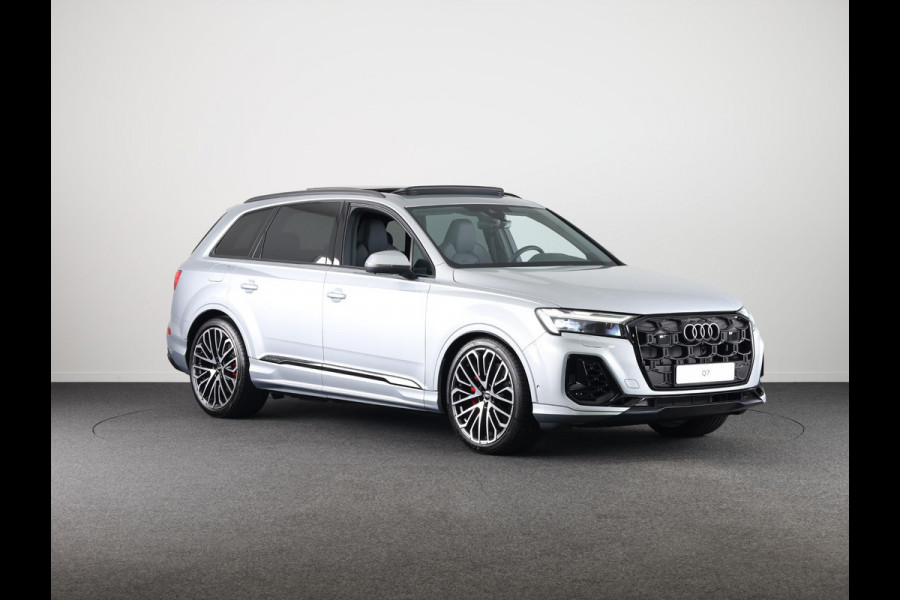 Audi Q7 55 TFSI e quattro Pro Line S 394pk Panoramadak, comfortsleutel, trekhaak, optiekpakket zwart plus, Bang&Olufsen soundsysteem, assistentiepakket tour, assistentiepakket parking plus