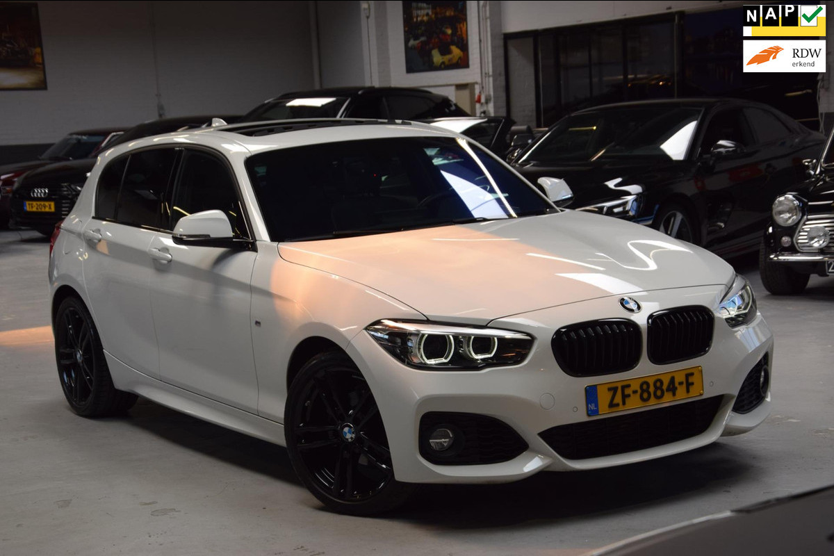 BMW 1-serie 118i Edition M Sport Shadow High Executive *M-Sport* Schuif/kantel-dak|Org.NL|Dealer onderhouden BMW 1-serie 118i Edition M Sport Shadow High Executive *M-Sport* Schuif/kantel-dak|Org.NL|Dealer onderhouden