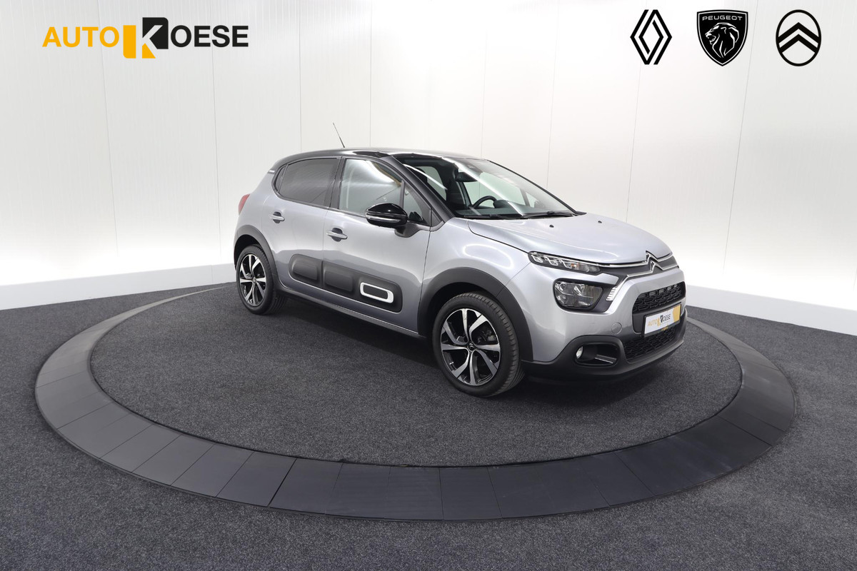 Citroën C3 PureTech 110 EAT6 Shine | Camera | Navigatie | Parkeersensoren | Apple Carplay | 17 Inch Lichtmetalen Velgen Citroën C3 PureTech 110 EAT6 Shine | Camera | Navigatie | Parkeersensoren | Apple Carplay | 17 Inch Lichtmetalen Velgen