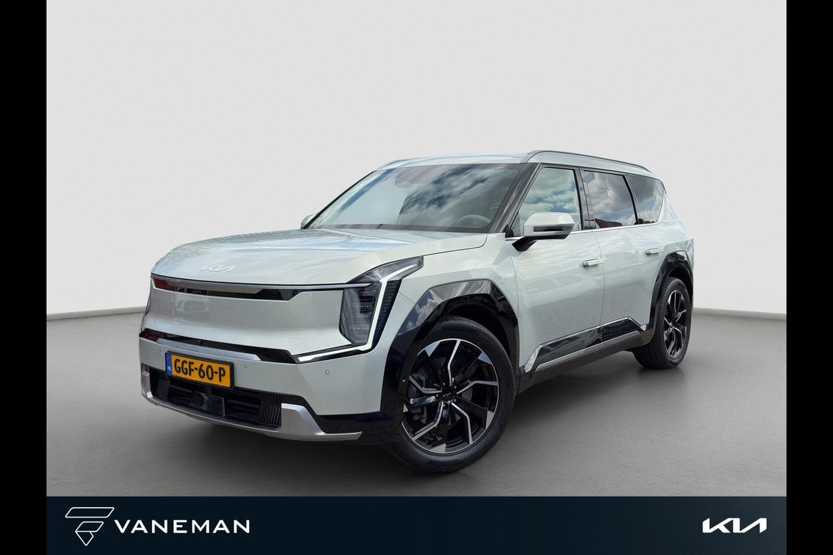 Kia EV9 Launch Edition 99.8 kWh Automaat | 7 Persoons | HUD | Leder | Meridian Sound | Camera | Navi | Apple CarPlay/Android Auto | Key-Less | Stuur-/Stoelverwarming | PDC | Cruise | LED |