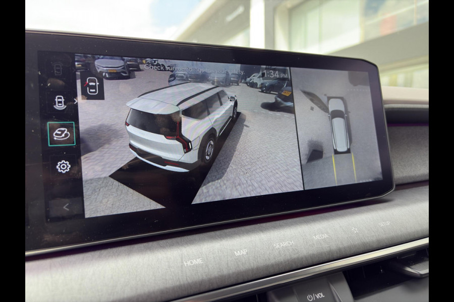 Kia EV9 Launch Edition 99.8 kWh Automaat | 7 Persoons | HUD | Leder | Meridian Sound | Camera | Navi | Apple CarPlay/Android Auto | Key-Less | Stuur-/Stoelverwarming | PDC | Cruise | LED |