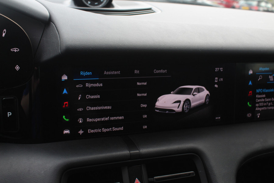 Porsche Taycan Cross Turismo 4 93 kWh / Panoramadak / 360Camera / Head-up / Passenger Display / 20'' / Bose / Sportchrono / Leder / Luchtvering / Stuurverwarming / Dodehoek / ACC / Stoelverwarming 4x / Warmtepomp