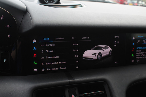 Porsche Taycan Cross Turismo 4 93 kWh / Panoramadak / 360Camera / Head-up / Passenger Display / 20'' / Bose / Sportchrono / Leder / Luchtvering / Stuurverwarming / Dodehoek / ACC / Stoelverwarming 4x / Warmtepomp
