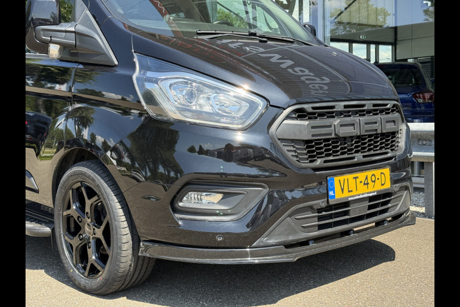 Ford Transit Custom 300 2.0 TDCI L2H1 Raptor | ZB Edition | NL-auto | 1e Eig | 6 Pers. | Carplay | 18'' Sportvelgen | Treeplanken | Spoiler