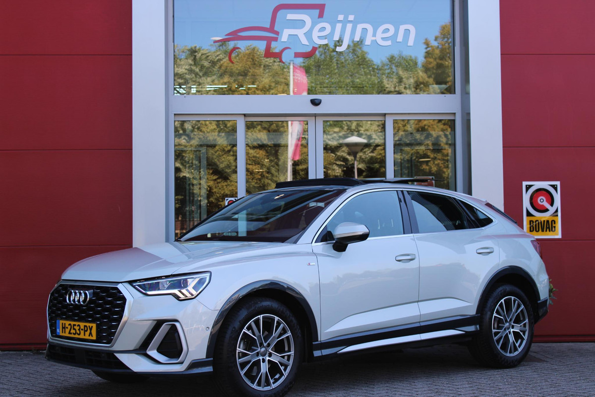 Audi Q3 Sportback 35 TFSI 150PK S-TRONIC 7 S EDITION * NIEUWSTAAT * | S-LINE EXTERIEUR | S-LINE INTERIEUR | AUDI VIRTUAL COCKPIT | PANORAMISCH SCHUIF / KANTELDAK | NAVIGATIE | TWIN LEDEREN BEKLEDING ZWART MET ROTSGRIJS STIKSEL | VOORSTOELEN VERWARMBAAR | ACHTERUITRIJCAMERA | PARKEERSENSOREN VOOR / ACHTER | DODEHOEK DETECTIE | ALARM SYSTEEM | FULL LED KOPLAMPEN INCLUSIEF LED ACHTERLICHTEN | ZWARTE HEMELBEKLEDING | AUDI SOUND SYSTEM | AMBIENTE VERLICHTING | 18" LICHTMETAAL S-DESIGN | VERLICHTE S-LINE INSTAPLIJSTEN | Audi Q3 Sportback 35 TFSI 150PK S-TRONIC 7 S EDITION * NIEUWSTAAT * | S-LINE EXTERIEUR | S-LINE INTERIEUR | AUDI VIRTUAL COCKPIT | PANORAMISCH SCHUIF / KANTELDAK | NAVIGATIE | TWIN LEDEREN BEKLEDING ZWART MET ROTSGRIJS STIKSEL | VOORSTOELEN VERWARMBAAR | ACHTERUITRIJCAMERA | PARKEERSENSOREN VOOR / ACHTER | DODEHOEK DETECTIE | ALARM SYSTEEM | FULL LED KOPLAMPEN INCLUSIEF LED ACHTERLICHTEN | ZWARTE HEMELBEKLEDING | AUDI SOUND SYSTEM | AMBIENTE VERLICHTING | 18" LICHTMETAAL S-DESIGN | VERLICHTE S-LINE INSTAPLIJSTEN |