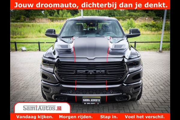 Dodge Ram 1500 GT EDITION | 5.7 V8 HEMI | VIRTUAL COCKPIT | HEAD-UP | ADAPTIVE CRUISE | 360 CAMERA | TRX PACK | Comfortabele Dubbele Cabine met Royale 5 Zitplaatsen | BPM vrij BPM vrij | Nu Leverbaar uit Voorraad | Voorraad Nr 2436