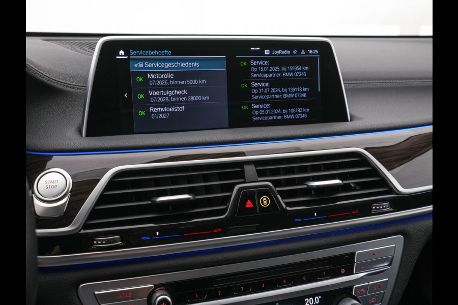 BMW 7 Serie 745e High Executive (INCL-BTW) *EXCLUSIV-NAPPA-LEATHER | LASER-LED | HEAD-UP | SOFT-CLOSE | BLIND-SPOT | MEMORY-PACK | DIGI-COCKPIT | KEYLESS | DAB+ | CAMERA | COMFORT-SEATS | AMBIENT-LIGHT | DAB | CARPLAY | 18"