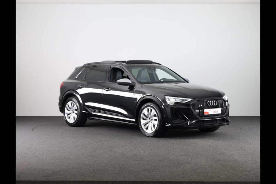 Audi e-tron S quattro 95 kWh 503pk | SoH 93% | Panoramadak | Lederen bekleding "Valcona" | B&O Soundsystem | Elektrisch vertelbare voorstoelen met memory