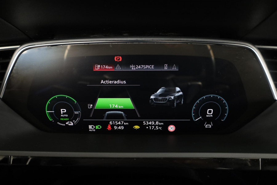 Audi e-tron S quattro 95 kWh 503pk | SoH 93% | Panoramadak | Lederen bekleding "Valcona" | B&O Soundsystem | Elektrisch vertelbare voorstoelen met memory