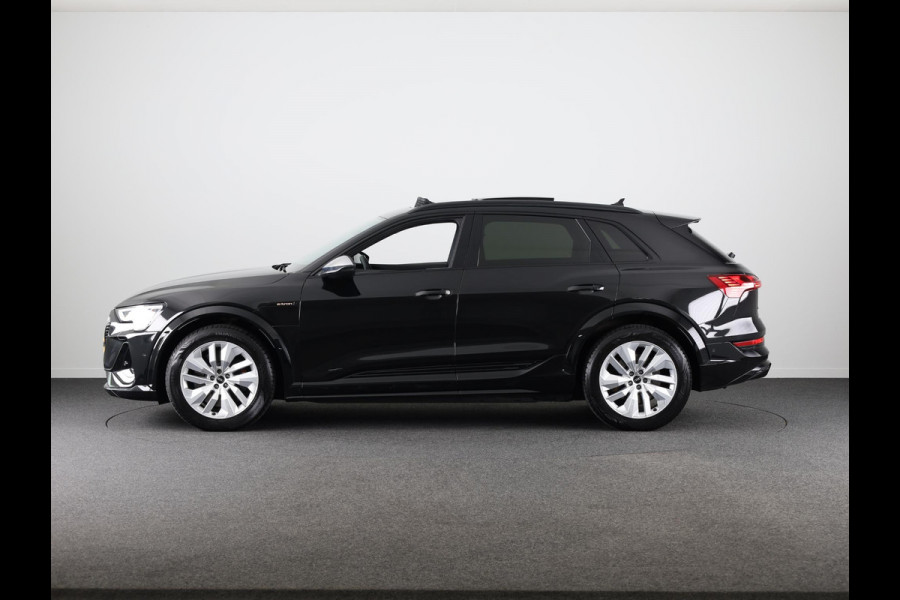 Audi e-tron S quattro 95 kWh 503pk | SoH 93% | Panoramadak | Lederen bekleding "Valcona" | B&O Soundsystem | Elektrisch vertelbare voorstoelen met memory