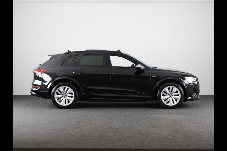 Audi e-tron S quattro 95 kWh 503pk | SoH 93% | Panoramadak | Lederen bekleding "Valcona" | B&O Soundsystem | Elektrisch vertelbare voorstoelen met memory