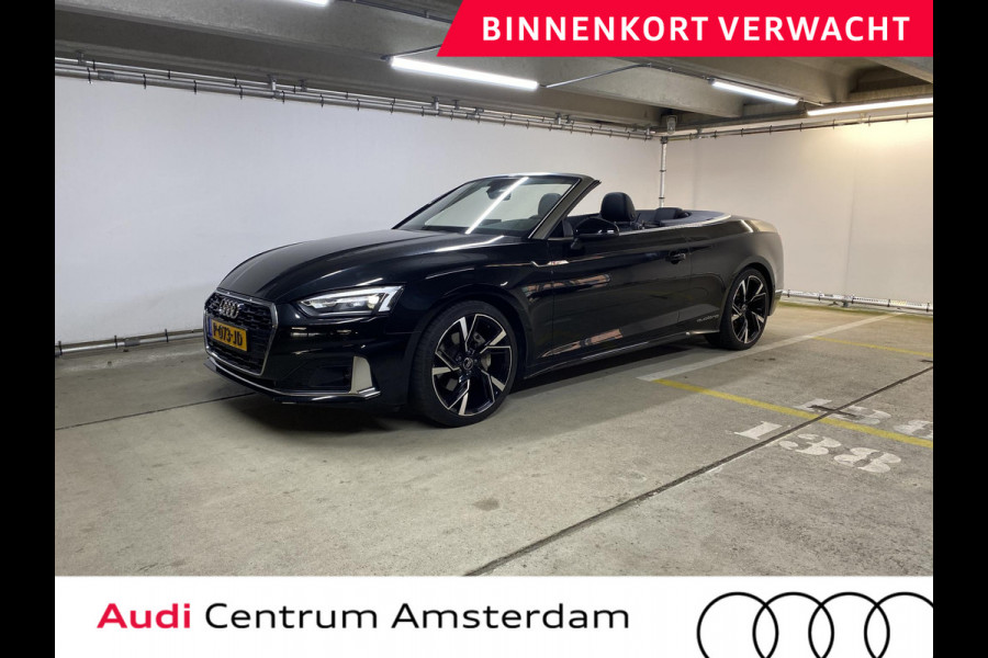 Audi A5 Cabriolet 40 TFSI quattro S edition 204 pk S-tronic | Verlengde garantie | Navigatie | Parkeersensoren (Park assist) | Achteruitrijcamera | Windscherm | Stoelverwarming |