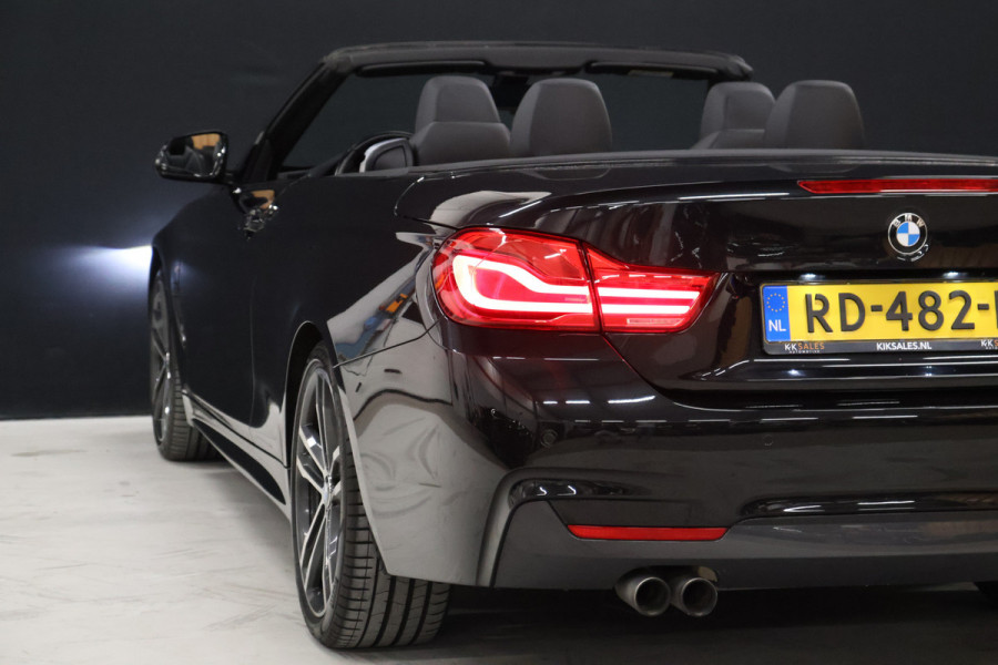 BMW 4 Serie Cabrio 420i High Executive M-Sport Cabrio [HARMAN/KARDON, MEMORY SEATS, STOELVERWARMING, HEAD-UP, LEDEREN STOELEN, PDC V+A, BLUETOOTH, CRUISECONTROL, NIEUWSTAAT]