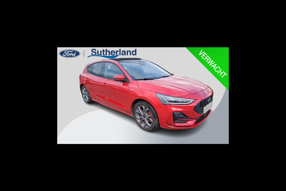 Ford Focus 1.0 EcoBoost Hybrid ST Line X 155pk | Winterpack | Panoramadak | Matrix LED | SYNC 4 Navigatie | All Weather Banden Ford Focus 1.0 EcoBoost Hybrid ST Line X 155pk | Winterpack | Panoramadak | Matrix LED | SYNC 4 Navigatie | All Weather Banden