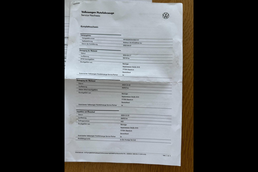 Volkswagen Multivan 1.4 eHybrid 7P/PANO/LEDER/H-UP/H-KARDON/STOEL-M/IQ-LICHT/FULL-OPTION!!!