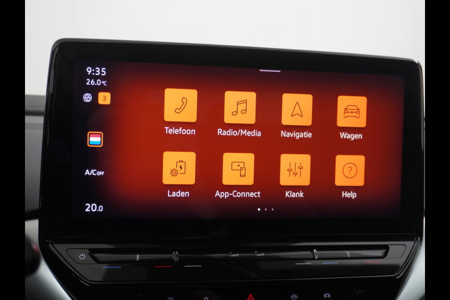 Volkswagen ID.4 170PK 52kWh Pure Cruise control adaptief Apple Carplay/Android Auto Navi Ecc Pdc Head-Up Display DAB Keyless Led Koplampen Lmv W Multimedia Pakket Plus Dynamische besturing Geluidsisolerend glas Connected services Draadloze telefoonlader Verkeersbord detectie Nieuwprijs € 40.405,-