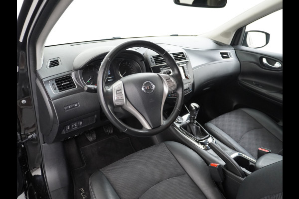 Nissan Pulsar T116PK Navi Ecc Camera N-Connecta Cruise control Lederen/stof bekleding Keyless DAB Led Regen-Lichtsensor 1.2 DIG-T N-Connecta Privacy Glas Lmv 17" Bluetooth Binnenspiegel automatisch dimmend 1.265KG Lage kosten in de wegenbelasting!