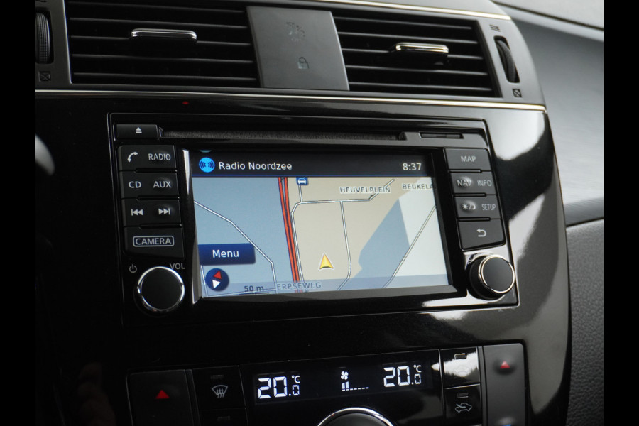 Nissan Pulsar T116PK Navi Ecc Camera N-Connecta Cruise control Lederen/stof bekleding Keyless DAB Led Regen-Lichtsensor 1.2 DIG-T N-Connecta Privacy Glas Lmv 17" Bluetooth Binnenspiegel automatisch dimmend 1.265KG Lage kosten in de wegenbelasting!