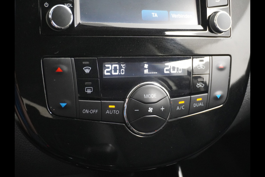 Nissan Pulsar T116PK Navi Ecc Camera N-Connecta Cruise control Lederen/stof bekleding Keyless DAB Led Regen-Lichtsensor 1.2 DIG-T N-Connecta Privacy Glas Lmv 17" Bluetooth Binnenspiegel automatisch dimmend 1.265KG Lage kosten in de wegenbelasting!