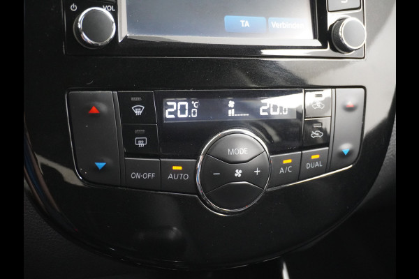 Nissan Pulsar T116PK Navi Ecc Camera N-Connecta Cruise control Lederen/stof bekleding Keyless DAB Led Regen-Lichtsensor 1.2 DIG-T N-Connecta Privacy Glas Lmv 17" Bluetooth Binnenspiegel automatisch dimmend 1.265KG Lage kosten in de wegenbelasting!